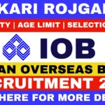 Indian Overseas Bank Apprentice Recruitment 2026