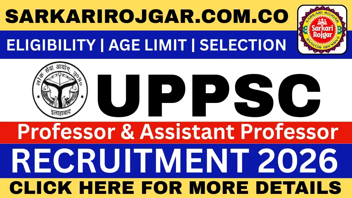 UPPSC Recruitment 2026