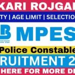 MP Police Constable Recruitment 2026