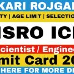 ISRO ICRB Admit Card 2026