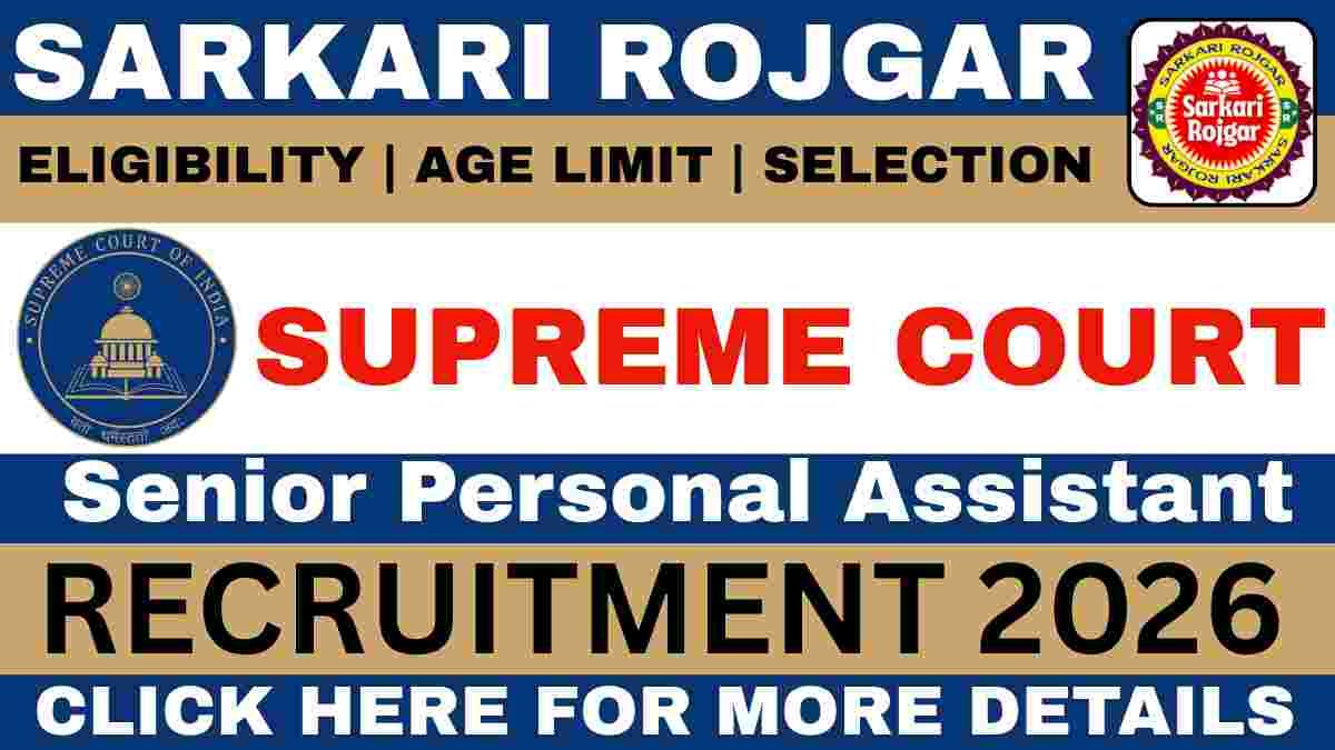 SCI Senior Personal Assistant (SPA) Recruitment 2026