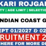Indian Coast Guard Recruitment 2026