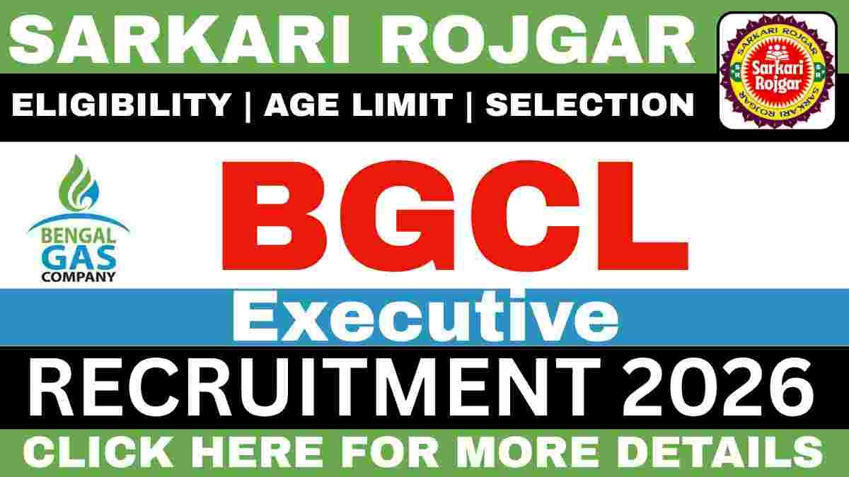 BGCL Executive Recruitment 2026