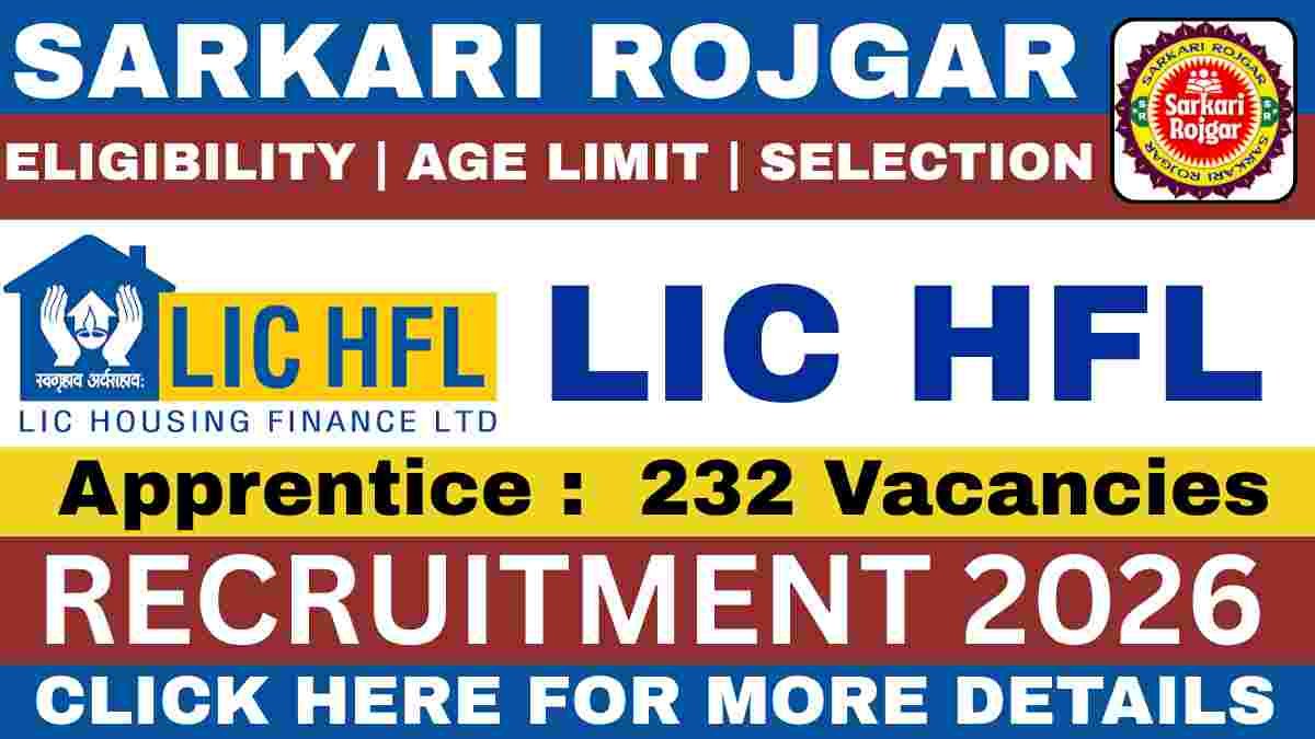 LIC HFL Apprentice Recruitment 2026