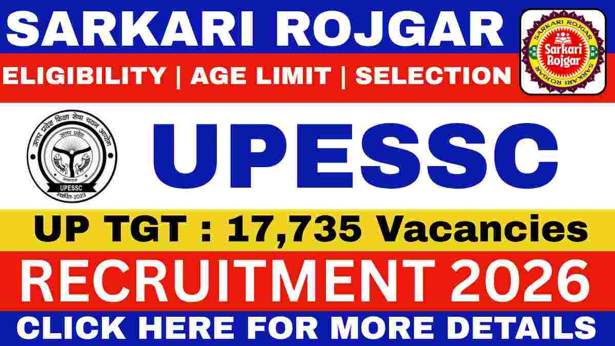 UPESSC TGT Recruitment 2026
