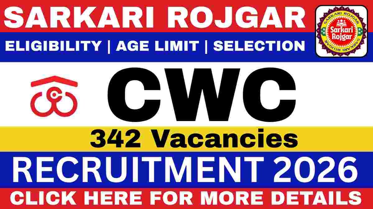 CWC Recruitment 2026