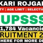 UPSSSC Lower Subordinate Recruitment 2026