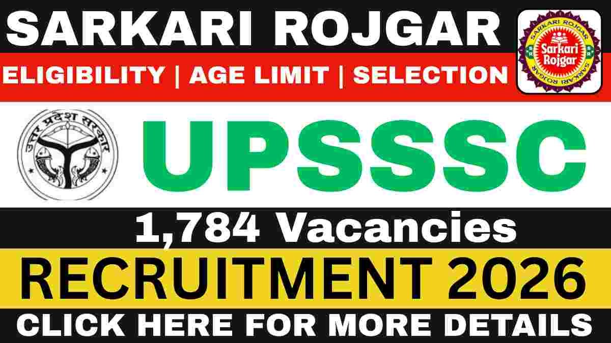 UPSSSC Lower Subordinate Recruitment 2026