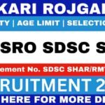 ISRO SDSC SHAR Recruitment 2026
